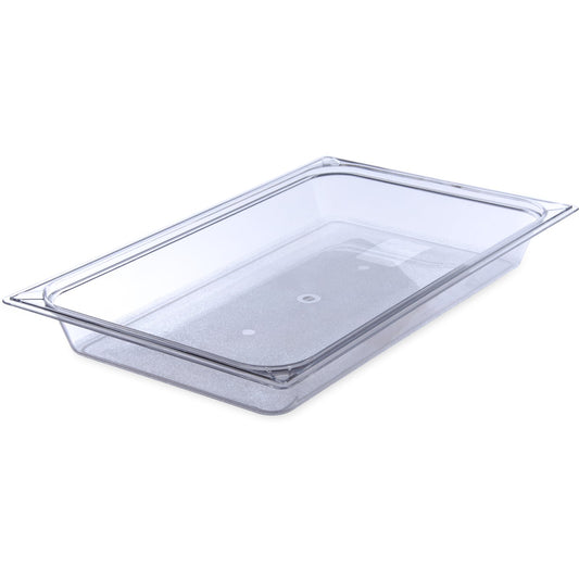 10202B07 – StorPlus ™ Polycarbonate Food Pan Full-Size, 150mm Deep – Clear