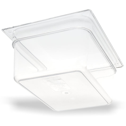 10222B07 – StorPlus™ Polycarbonate Food Pan 1/2 Size, 150mm Deep – Clear
