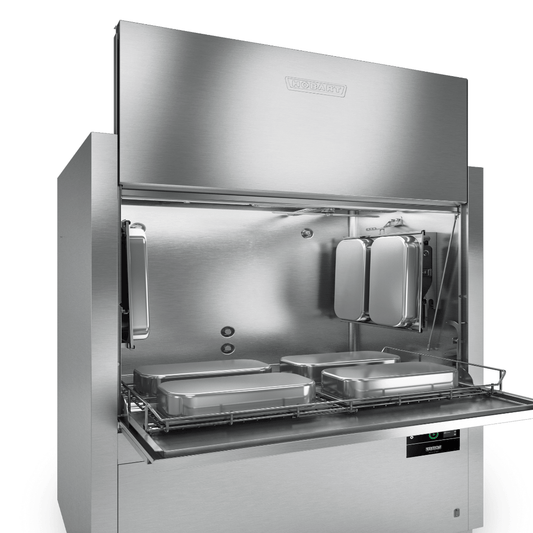 HOBART – PROFI UPT Wide Body Front Door Utensil Washer with Laterla Wash Arms & Exhaust Heat Recovery