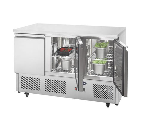 3 Doors Table Saladette Fridge 1365mm ESL3851