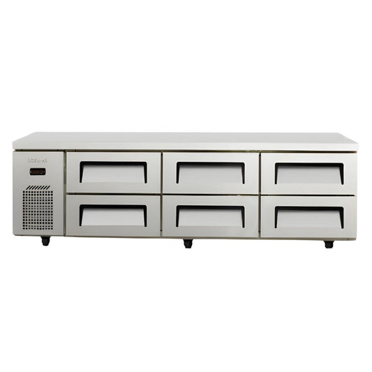 6 Drawer Chef Base Fridge TCB18-6-N