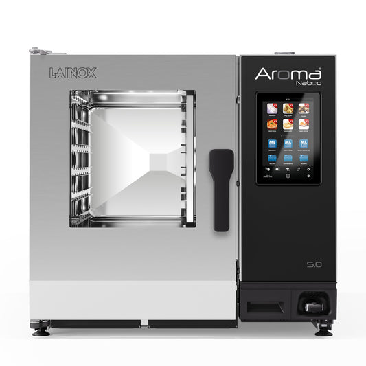 AREN054B 5 X 600 X 400 Electric Direct Steam Combi Oven with Touch Screen Controls