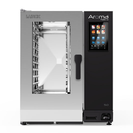 AREN084B 8 X 600 X 400 Electric Direct Steam Combi Oven with Touch Screen Controls