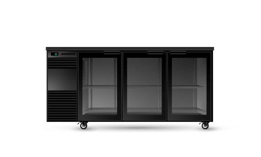 BackBar 3 Glass Swing Door Fridge BB.3.GSW