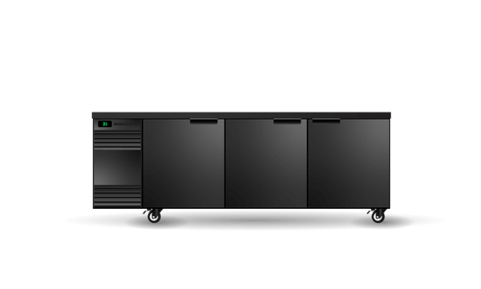 BackBar 3 Solid Swing Door CounterLine Fridge CL.3.SSW
