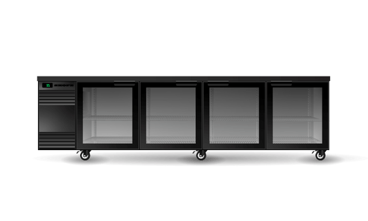 BackBar 4 Glass Swing Door CounterLine Fridge CL.4.GSW
