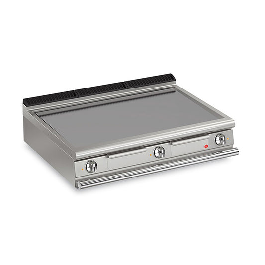 3 Burner Electric Fry Top with Smooth Mild Steel Plate and Thermostat Control Q70FT/E1200
