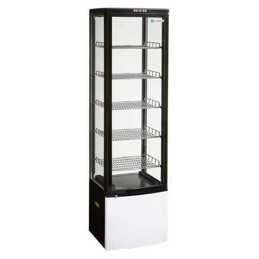 Como Black Large Floor Standing Refrigerated Display