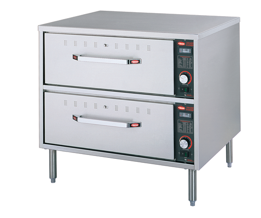 HDW-2 Hatco Free Standing Drawer Warmer - 2 draws with digital control - 749mm x 575mm x 537mm (excluding legs)