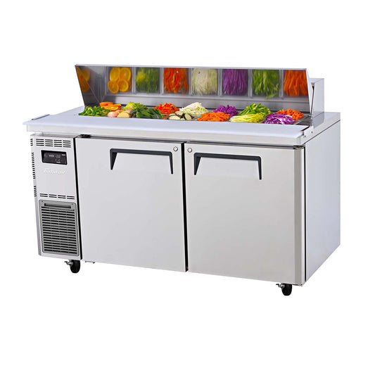 2 Door Salad Prep Table Hood Lid KHR15-2-N