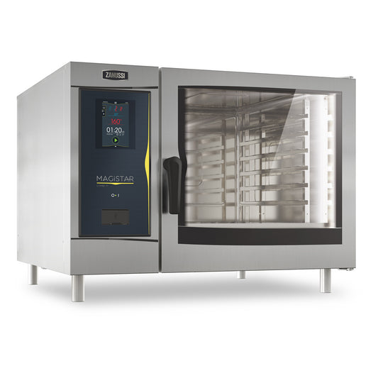 6 GN 2/1 Electric Combi (12 Trays). Touch Screen, Direct Injected Steam