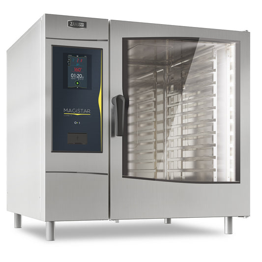 10 GN 2/1 Electric Combi (20 Trays). Touch Screen, Direct Injected Steam