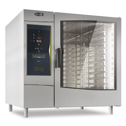 10 GN 2/1 Gas Combi (20 Trays). Digital Controls, Direct Injected Steam