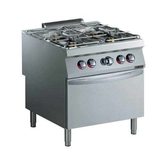 Gas 800mm 4 Open Burners 36 mj with Gas Static Oven