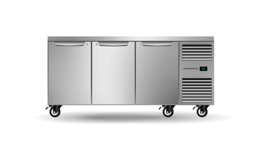 SKOPE – Three Solid Door Underbench GN 1/1 Right Hand Fridge PG11.UBR.3.SD.RH