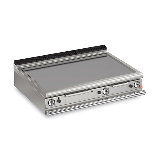 3 Burner Gas Fry Top with Smooth Mild Steel Plate and Thermostat Control Q70FTT/G1200