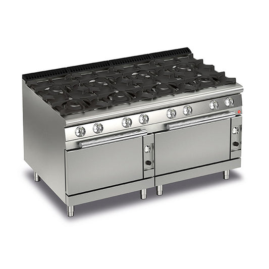 8 Burner Gas Cook Top with 2 Gas Ovens Q70PCF/G1605