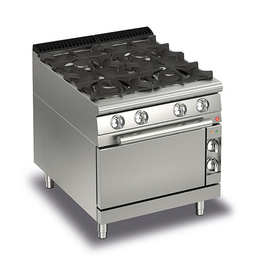4 Burner Gas Cook Top with Gas Oven Q70PCF/G8005