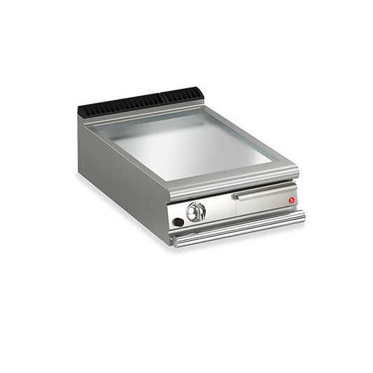 1 Burner Gas Fry Top with Smooth Chrome Plate and Thermostat Control Q90FTT/G605