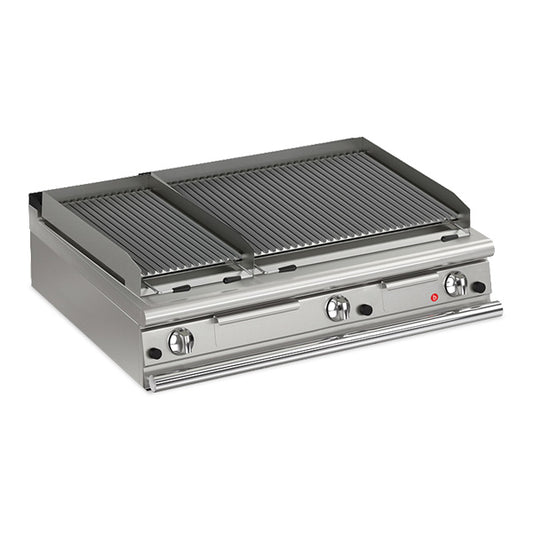 3 Burner Gas Lava Rock Chargrill Q90GLT/G1200