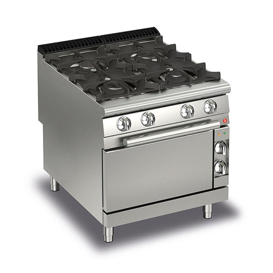 4 Burner Gas Cook Top with Gas Oven Q90PCF/G8005