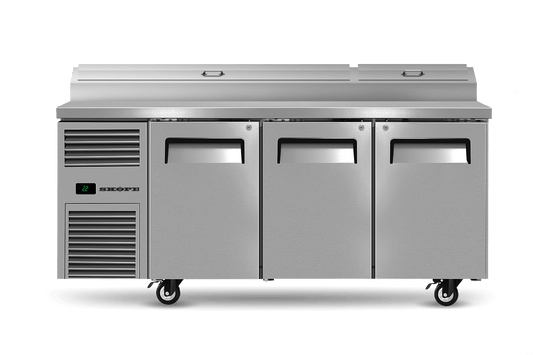 SKOPE – ReFlex 3 Solid Door GN Compatible Pizza Preparation Fridge RF8.PPZ.3.SD