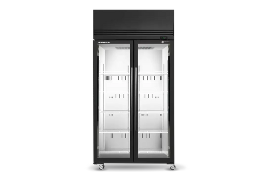 SKFT1000N-A 2 Glass Door Upright Display or Storage Freezer