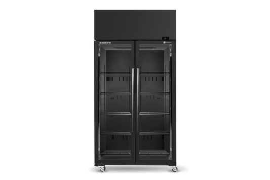 SKT1000N-A 2 Glass Door Display or Storage Fridge