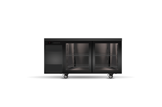 BackBar 2 Glass Sliding Door SlimLine Fridge SL.2.GSL