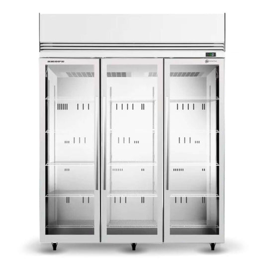 TMF1500N-A 3 Glass Door Upright Display or Storage Freezer