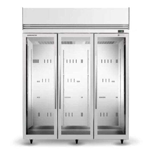 TMF1500N-Ice 3 Glass Door Upright Display or Storage Freezer