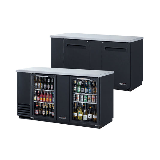 2 Glass Door Back Bar Fridge TBB-3SGD