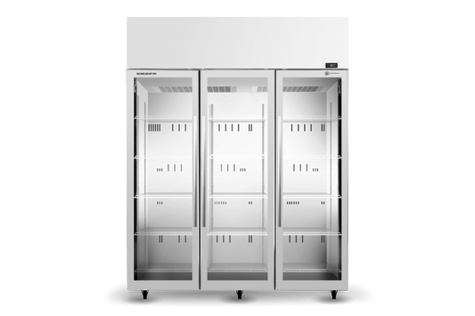 TME1500N-A 3 Glass Door Display or Storage Fridge