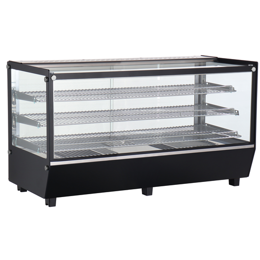Verona 120 Heated Black Counter Top Display