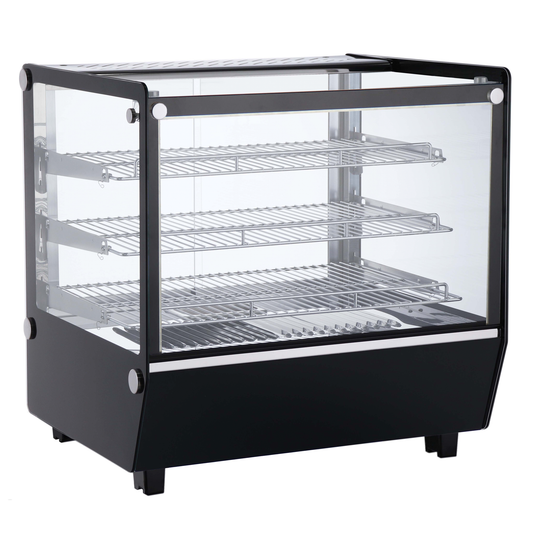 Verona 70 Heated Black Counter Top Display