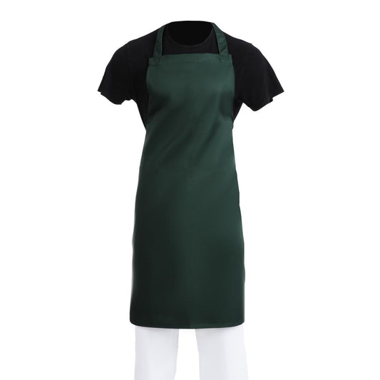 EDLP - Whites Bib Apron Polycotton Green