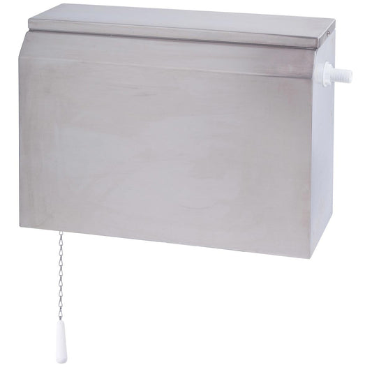 Stainless Steel Pull Chain Cistern with Right Side Entry