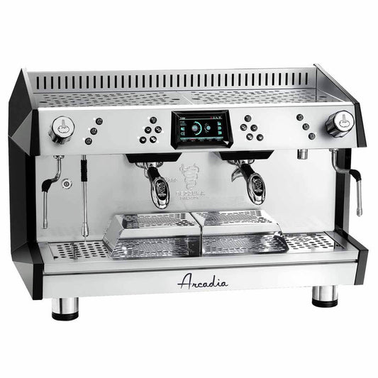 2NDs: Bezzera ARCADIA Professional Espresso coffee machine SS 2 Group PID with display - ARCADIA-G2DP-NSW2014