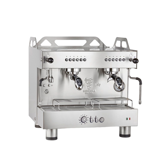 Bezzera OTTO Silver Compact 2 Group Espresso/Coffee Machine - BZOTTOCDE2IS1