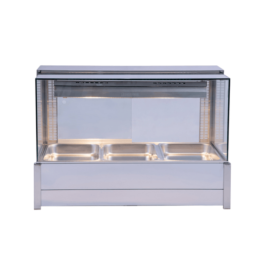 Bonvue Square Countertop Wet and Dry Bain Marie - BM11SC