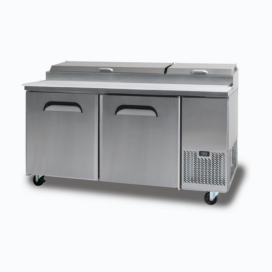 Pizza Prep Fridge - 2 Doors - 1702mm - 9 Pans