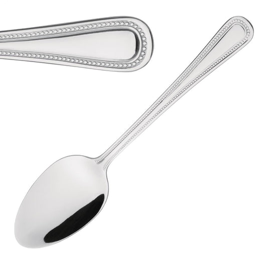 Olympia Bead Dessert Spoon St/St (Box 12)