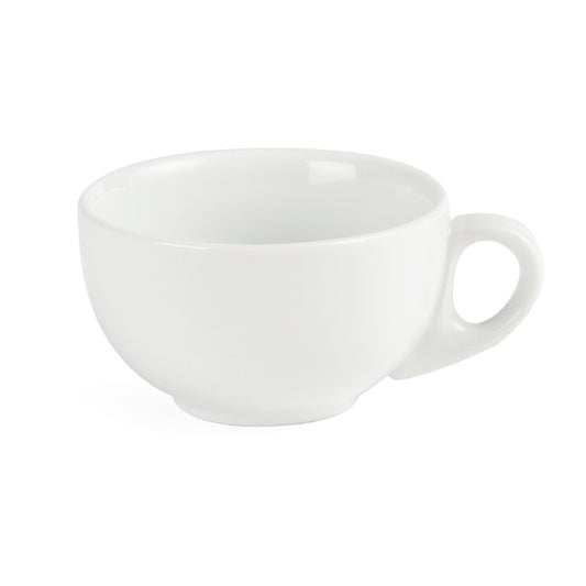 Olympia Whiteware Cappuccino Cup - 10oz (Box 12)