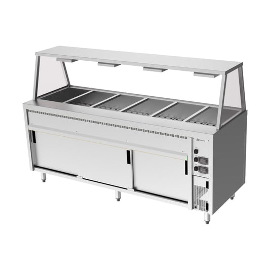 Culinaire Island Bain Marie with A Frame Gantry CH.BMH.I.GA.6