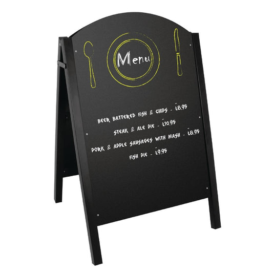 Olympia Metal Framed A-Board - 1040(h)x675(w)x660(d)mm
