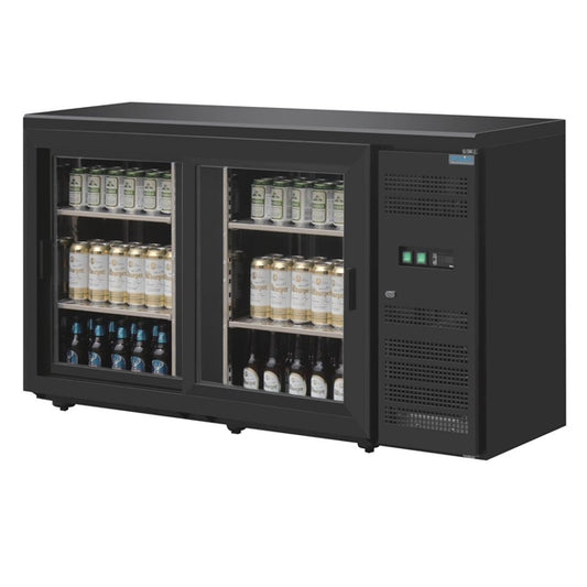 Polar U-Series Back Bar Counter - 2 Door