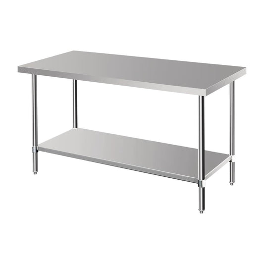 Vogue Premium 304 Stainless Steel Table - 1500x600x900mm