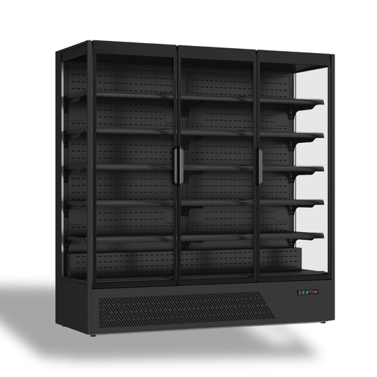 Thermaster 3 Frameless Glass Door Multideck Display Fridge - DC-187BS