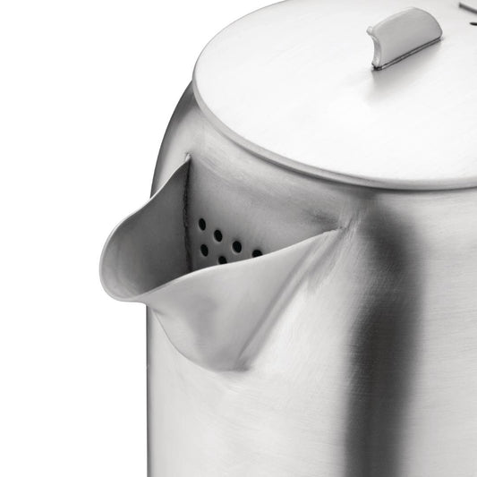 Airline Teapot Brushed Finish St/St - 1.6Ltr 56 fl oz St/St