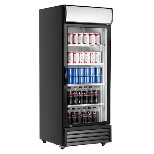 Single Glass Door Mounted Fridge 700 Mm P600WB